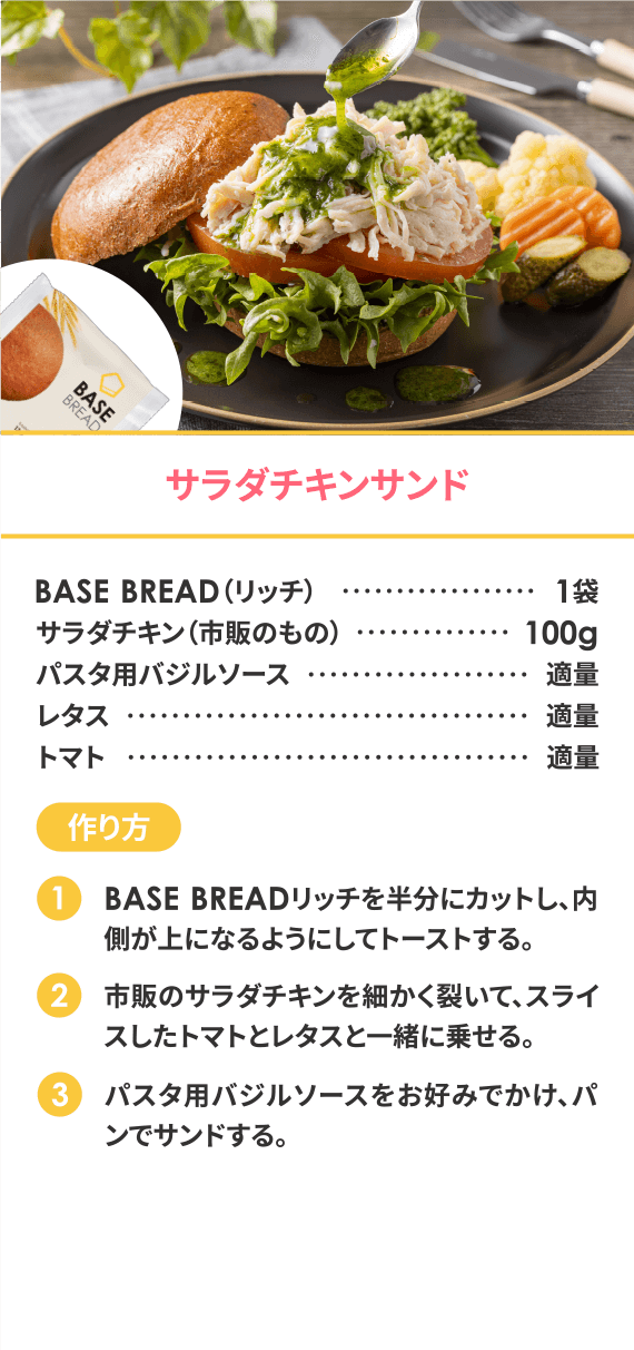 slide6 サラダチキンサンド