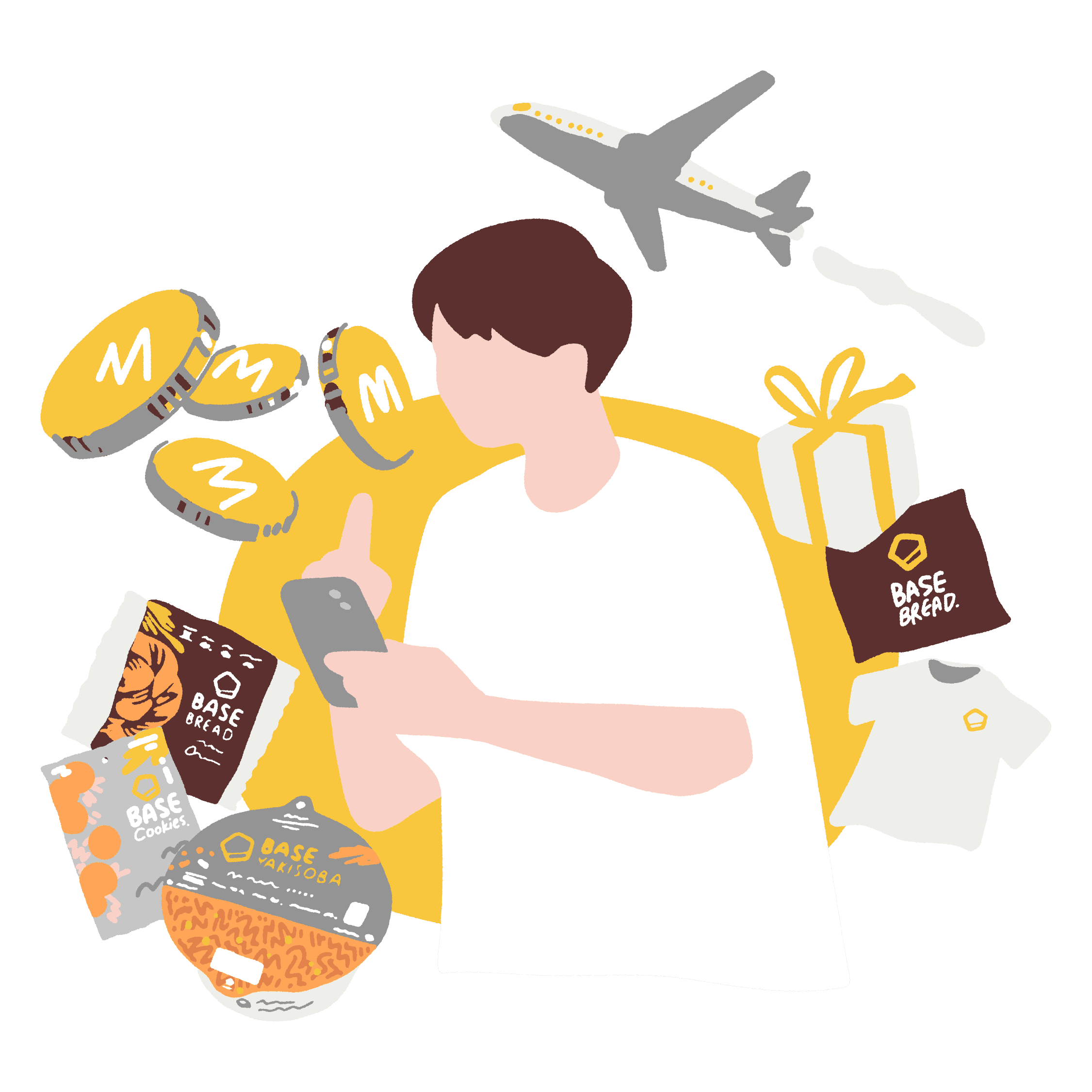 マイルを貯めて特典がもらえる